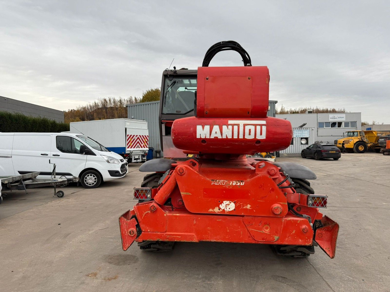 Telescopic handler Manitou 1850. Roto. 4x4x4. Winch remote.: picture 13