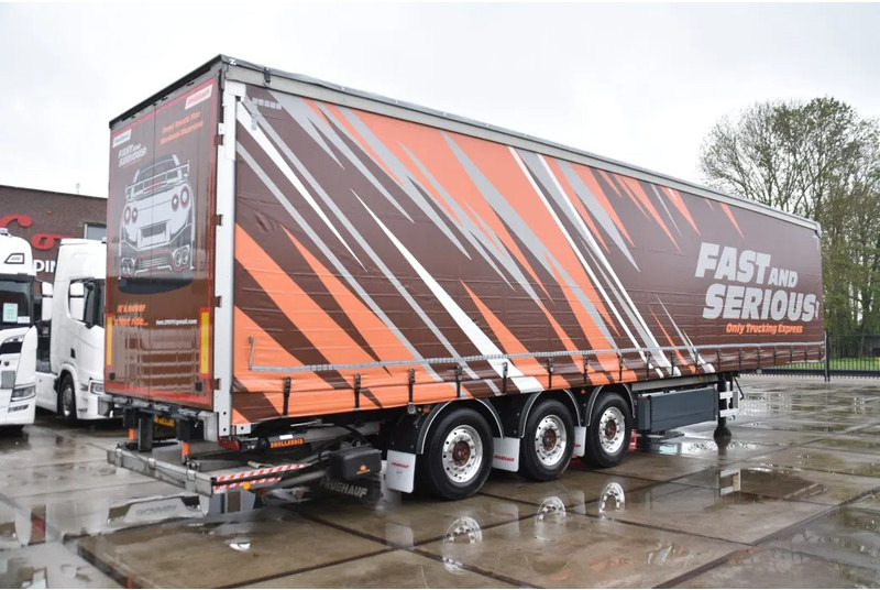 Fruehauf SLIDING CURTAINS/ROOF - TOPLIFT SYSTEM - LIFT AXLE - STEERING AXLE - SAF AXLES - ALCOA'S - DHOLLANDIA - TOP CONDITION - - Curtainsider semi-trailer: picture 2 Fruehauf SLIDING CURTAINS/ROOF - TOPLIFT SYSTEM - LIFT AXLE - STEERING AXLE - SAF AXLES - ALCOA'S - DHOLLANDIA - TOP CONDITION - - Curtainsider semi-trailer: picture 2