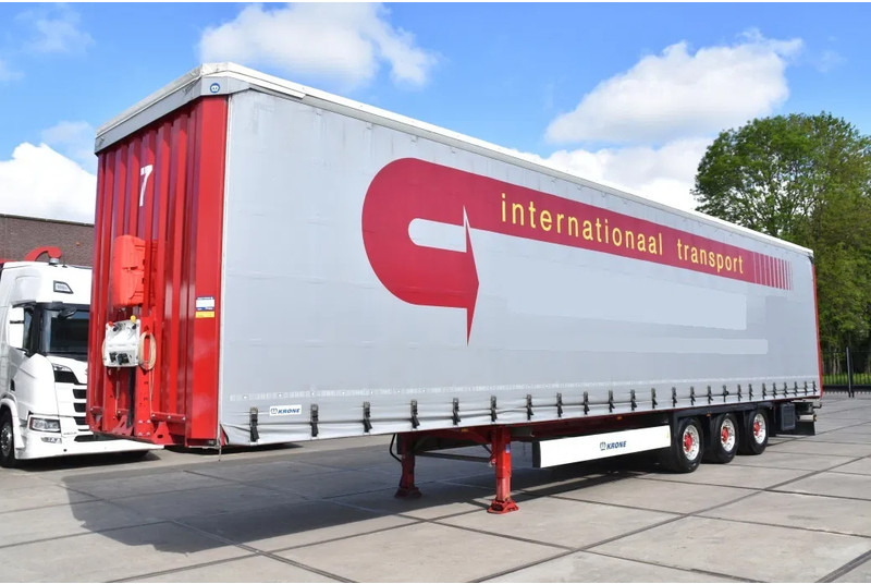 Krone SD - MEGA - SLIDING CURTAINS/ROOF - LIFTING ROOF - BPW AXLES - DISC BRAKES - ALCOA DURA BRIGHT - EXCELLENT CONDITION - - Curtainsider semi-trailer: picture 1 Krone SD - MEGA - SLIDING CURTAINS/ROOF - LIFTING ROOF - BPW AXLES - DISC BRAKES - ALCOA DURA BRIGHT - EXCELLENT CONDITION - - Curtainsider semi-trailer: picture 1