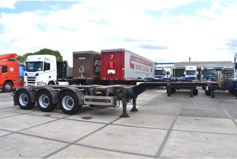 Pacton T3-010 - 2 x LIFT AXLE - BPW AXLES - DRUM BRAKES - 2 x EXTENDABLE - - Container transporter/ Swap body semi-trailer: picture 5 Pacton T3-010 - 2 x LIFT AXLE - BPW AXLES - DRUM BRAKES - 2 x EXTENDABLE - - Container transporter/ Swap body semi-trailer: picture 5