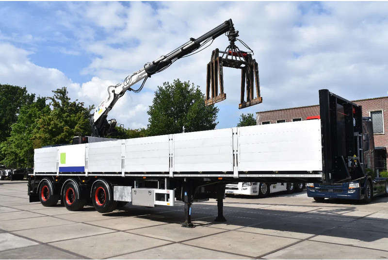 Pacton TPD.348 + KENNIS R 16 (3x) - LIFT AS - 2 x STUURAS - HYDRAULISCHE STEUNPOTEN - SAF ASSEN - SCHIJFREMMEN - NETTE STAAT - - Dropside/ Flatbed semi-trailer: picture 1 Pacton TPD.348 + KENNIS R 16 (3x) - LIFT AS - 2 x STUURAS - HYDRAULISCHE STEUNPOTEN - SAF ASSEN - SCHIJFREMMEN - NETTE STAAT - - Dropside/ Flatbed semi-trailer: picture 1