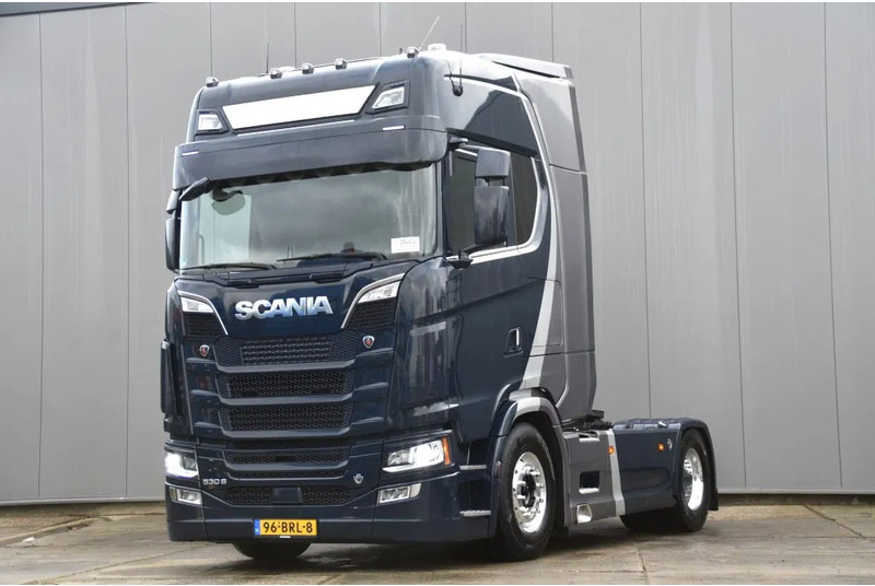 Scania 530S V8 NGS 4x2NB - NEW TACHO - FULL AIR - RETARDER - 637 TKM - PARK. AIRCO - NAVI - LEATHER SEATS - ALCOA'S - LED - PERFECT CON - Tractor unit: picture 1 Scania 530S V8 NGS 4x2NB - NEW TACHO - FULL AIR - RETARDER - 637 TKM - PARK. AIRCO - NAVI - LEATHER SEATS - ALCOA'S - LED - PERFECT CON - Tractor unit: picture 1