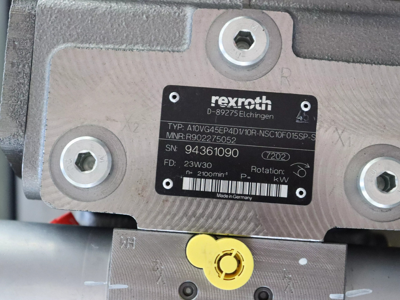 REXROTH A10VG45EP3D1/10R-NSC10F015SP-S - Hydraulic pump for Material handling equipment: picture 4 REXROTH A10VG45EP3D1/10R-NSC10F015SP-S - Hydraulic pump for Material handling equipment: picture 4
