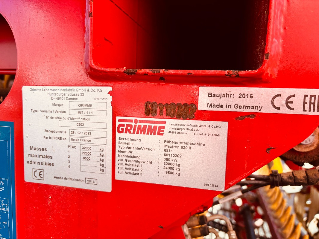 Grimme MAXTRON 620 - Soil tillage equipment: picture 2 Grimme MAXTRON 620 - Soil tillage equipment: picture 2