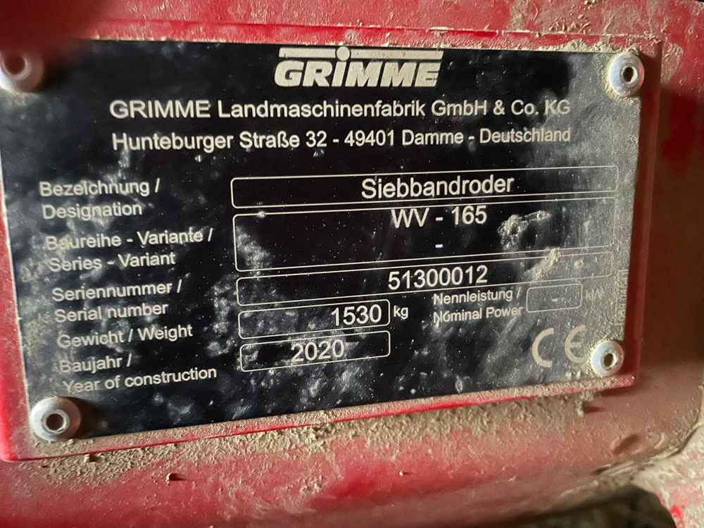 Grimme WV 165 - Grape harvesting machine: picture 2 Grimme WV 165 - Grape harvesting machine: picture 2