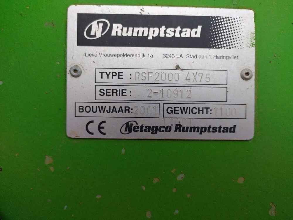 Rumptstad RSF2000 4X75 - Harvester: picture 5 Rumptstad RSF2000 4X75 - Harvester: picture 5