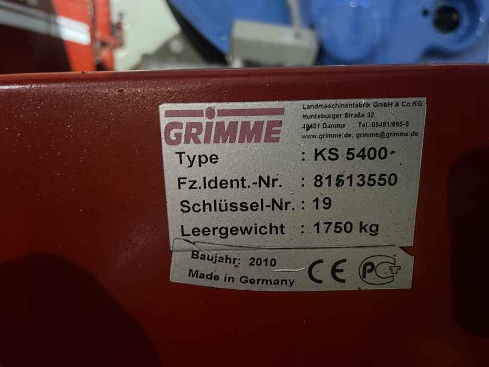 Grimme KS 5400 - Harvester: picture 3 Grimme KS 5400 - Harvester: picture 3