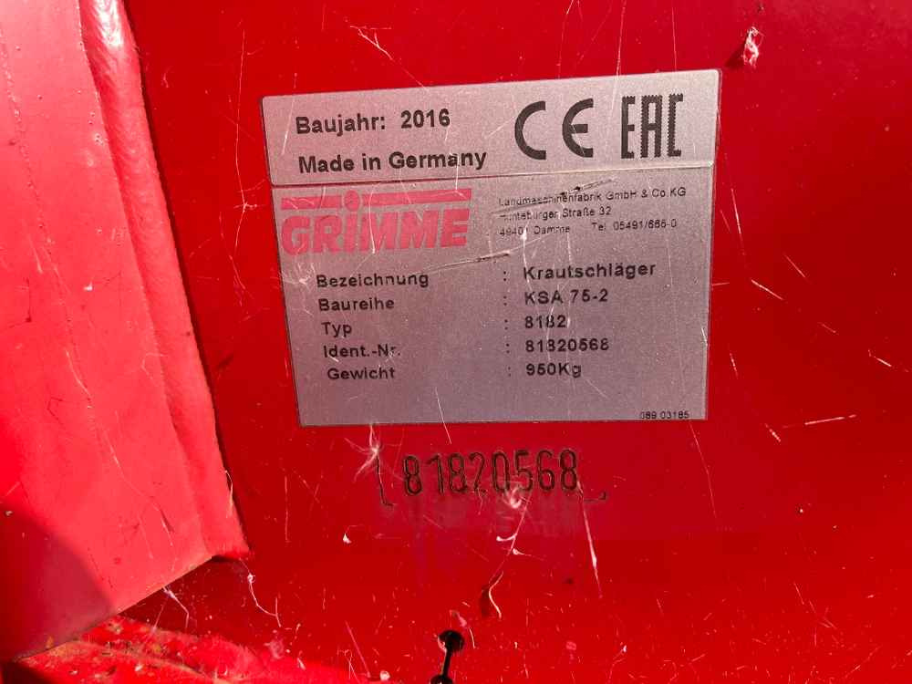 Grimme KSA 75-2 - Harvester: picture 2 Grimme KSA 75-2 - Harvester: picture 2