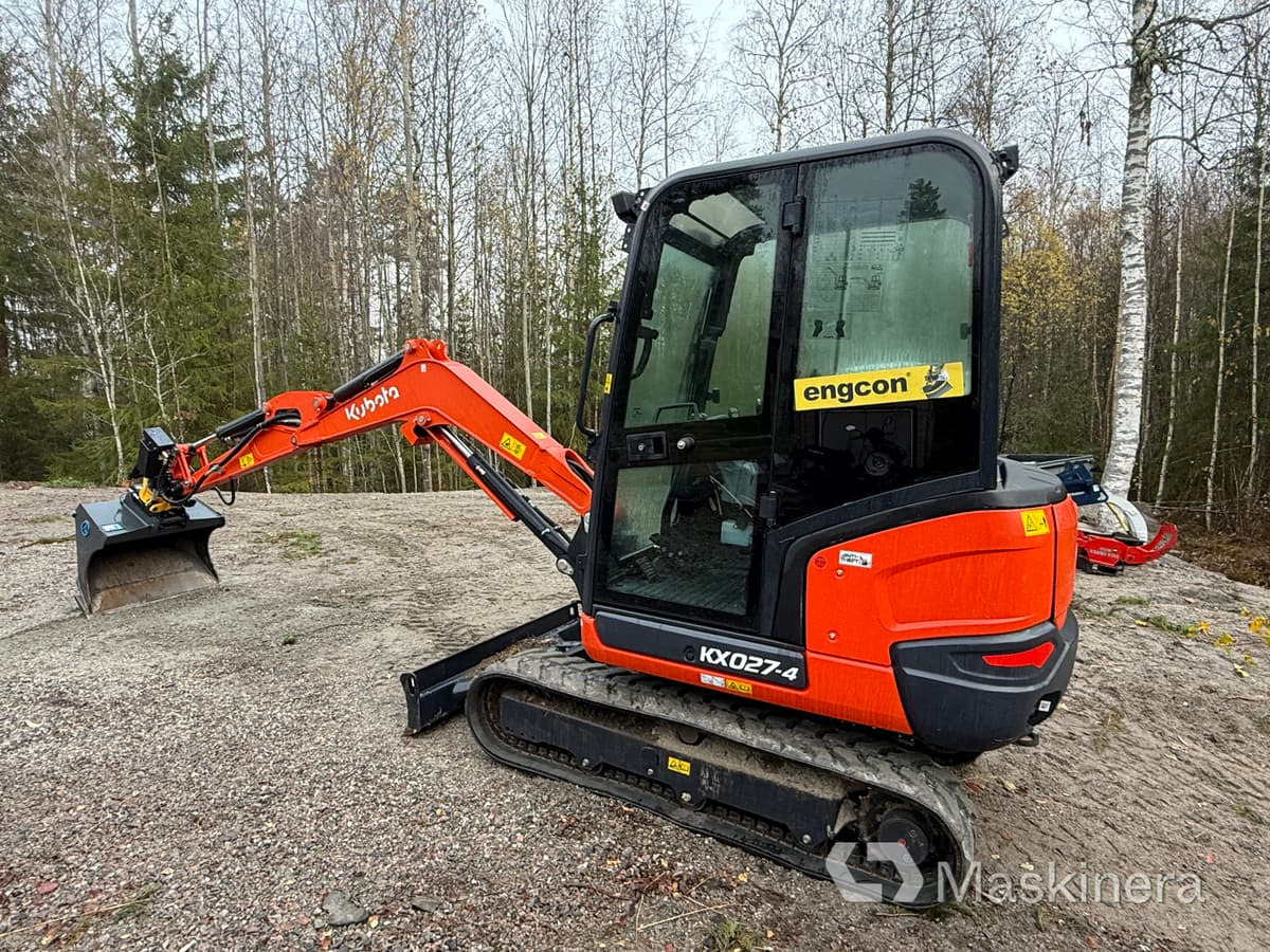 Grävmaskin Kubota KX027-4 med flera redskap - Crawler excavator: picture 3 Grävmaskin Kubota KX027-4 med flera redskap - Crawler excavator: picture 3