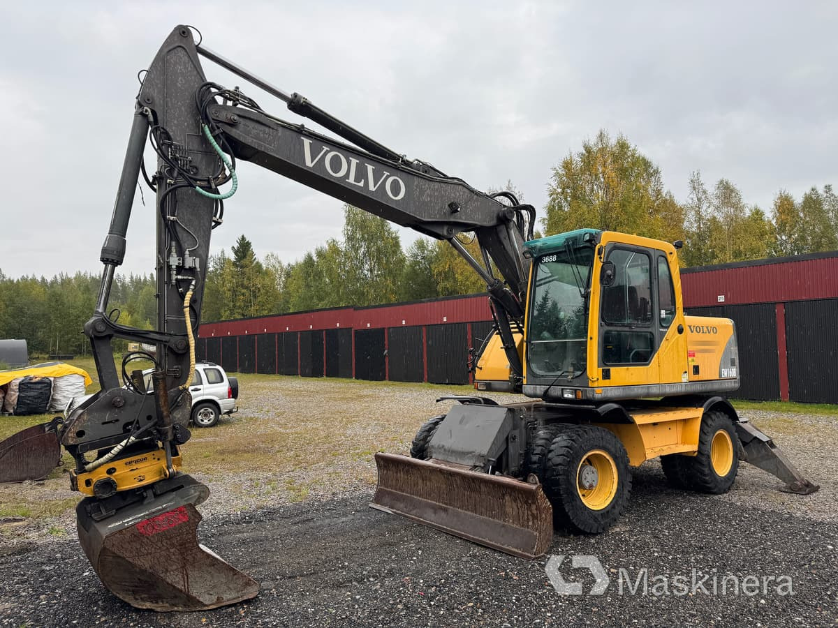 Hjulgrävare Volvo EW160B med tillbehör - Crawler excavator: picture 1 Hjulgrävare Volvo EW160B med tillbehör - Crawler excavator: picture 1