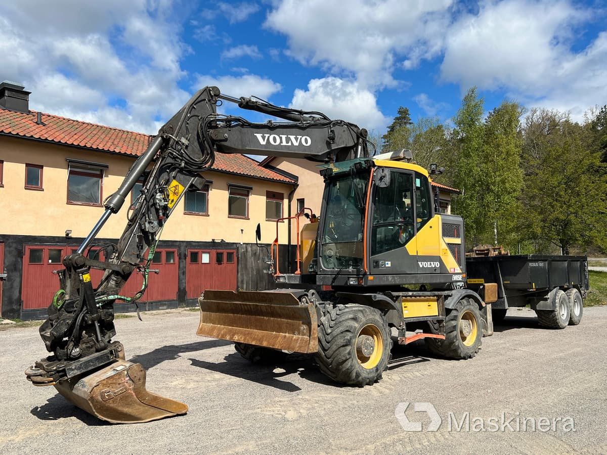 Hjulgrävare Volvo EWR150E med tillbehör - Crawler excavator: picture 1 Hjulgrävare Volvo EWR150E med tillbehör - Crawler excavator: picture 1
