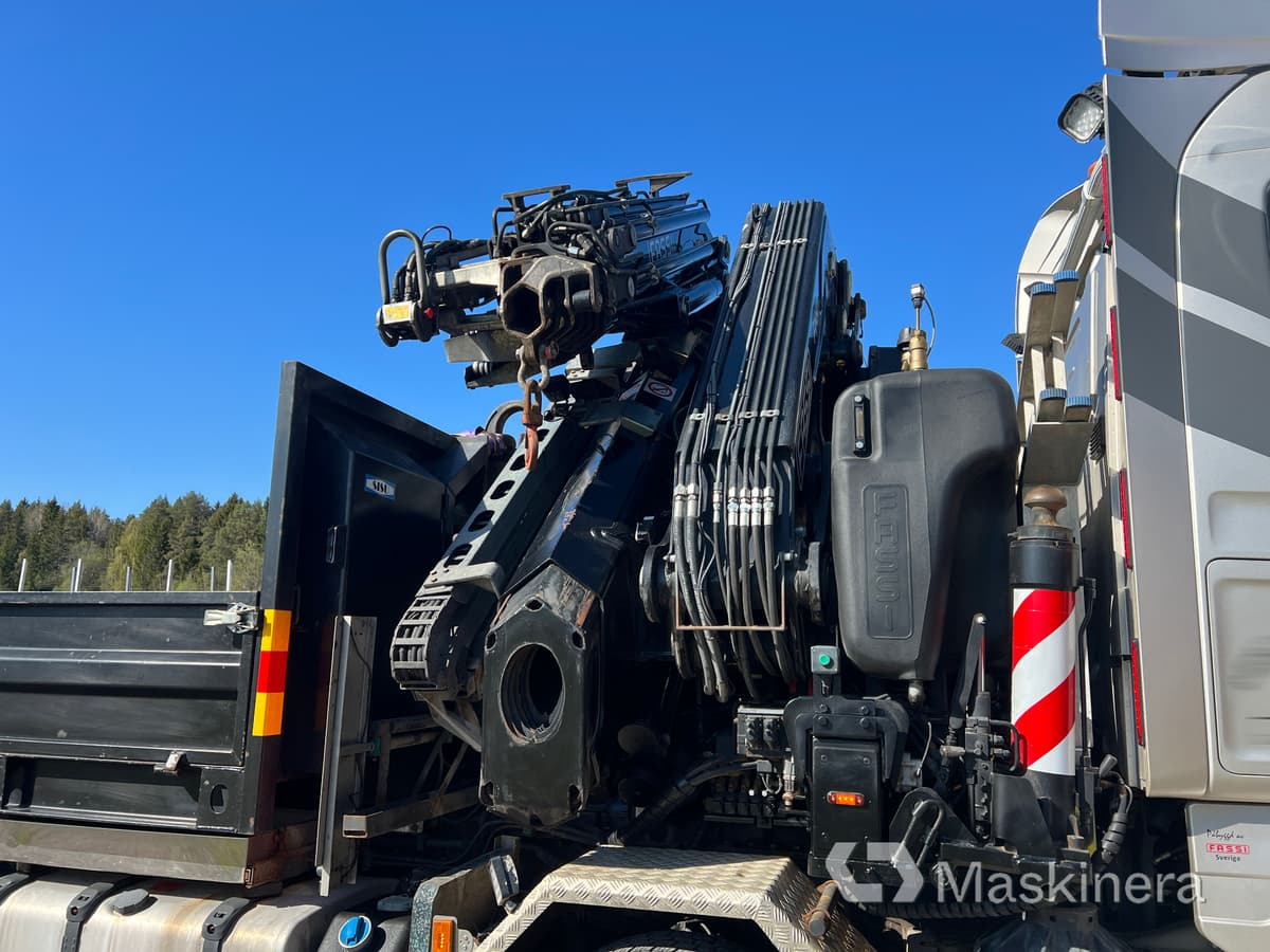 Hook lift truck, Crane truck Kranväxlare Scania R450 Fassi F660RA.2.26 med jibb: picture 23