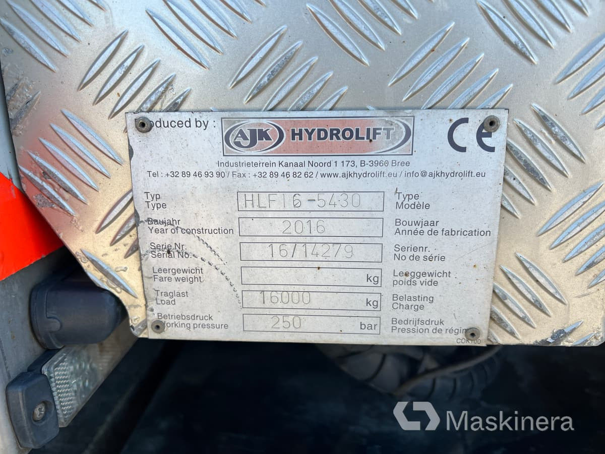 Hook lift truck, Crane truck Kranväxlare Scania R450 Fassi F660RA.2.26 med jibb: picture 29