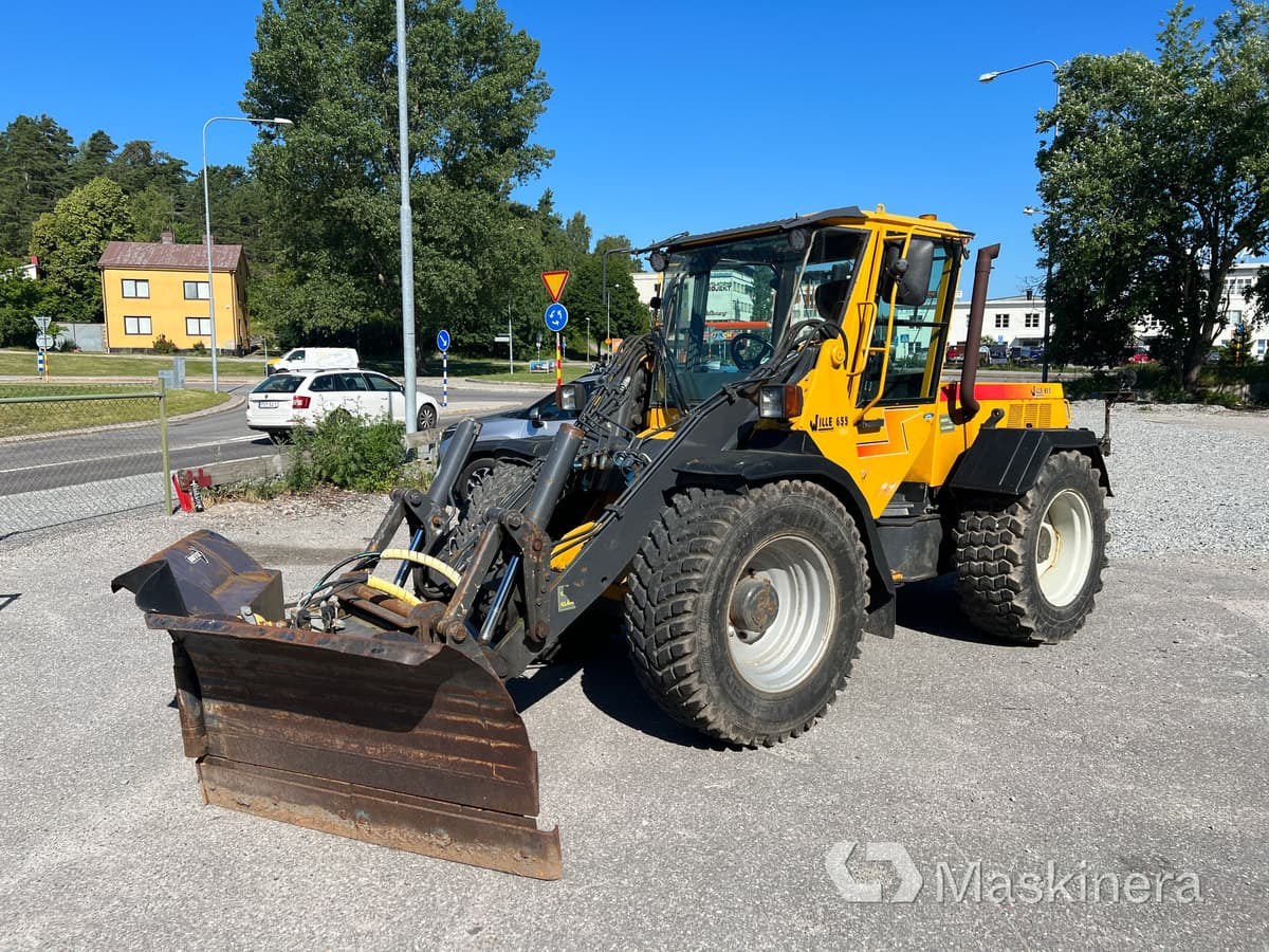 Redskapsbärare Wille 655 med vikplog - Wheel loader: picture 1 Redskapsbärare Wille 655 med vikplog - Wheel loader: picture 1