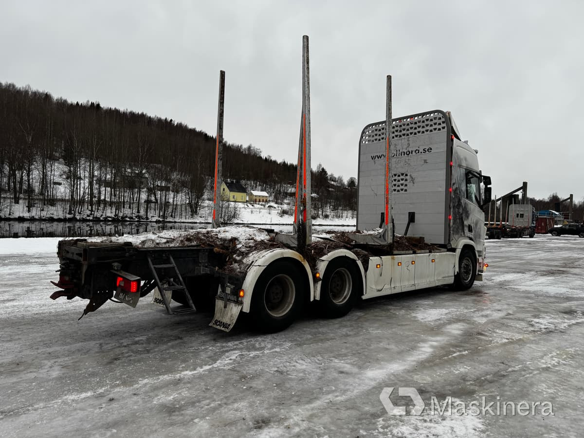 Scania R650B6X4NB Timmerekipage Scania R650B med kran och HLM Släp - Timber truck: picture 5 Scania R650B6X4NB Timmerekipage Scania R650B med kran och HLM Släp - Timber truck: picture 5