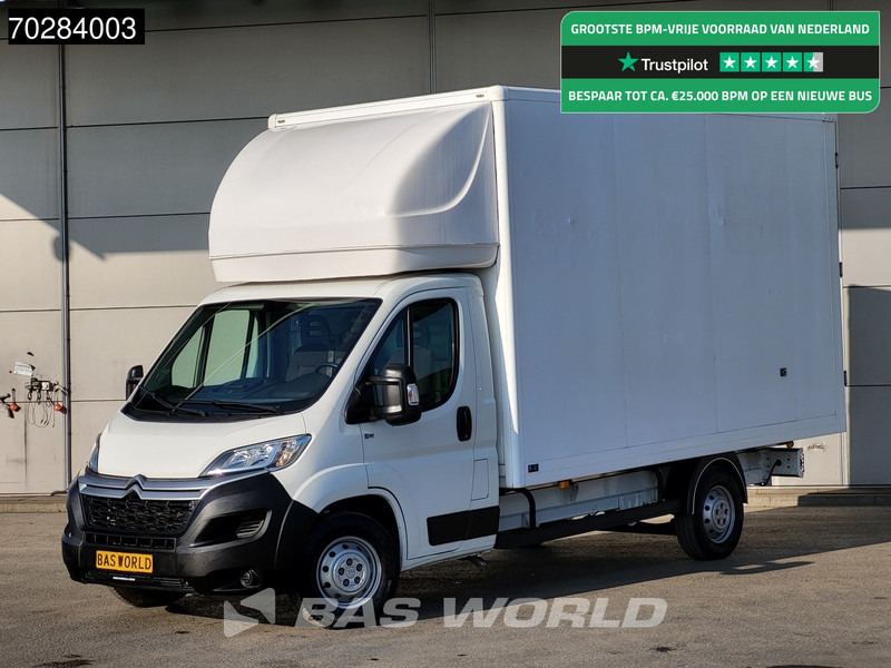 Citroën Jumper 140PK Bakwagen 2,5m hoogte Achterdeuren Navi Camera Airco Cruise Euro6 Meubelbak Koffer 23m3 Airco Cruise control - Box van: picture 1 Citroën Jumper 140PK Bakwagen 2,5m hoogte Achterdeuren Navi Camera Airco Cruise Euro6 Meubelbak Koffer 23m3 Airco Cruise control - Box van: picture 1