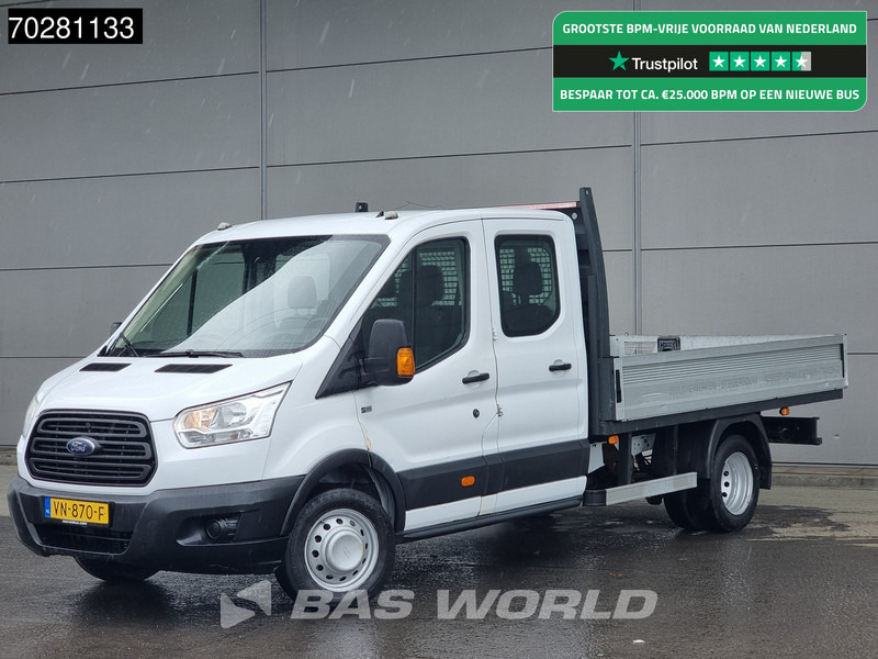 Ford Transit 155PK Open Laadbak Dubbel Cabine Dubbellucht 3,5t Trekhaak Airco Cruise Pritsche Pickup Open Box 2m3 Airco Dubbel cabine Trekhaa - Flatbed van: picture 1 Ford Transit 155PK Open Laadbak Dubbel Cabine Dubbellucht 3,5t Trekhaak Airco Cruise Pritsche Pickup Open Box 2m3 Airco Dubbel cabine Trekhaa - Flatbed van: picture 1