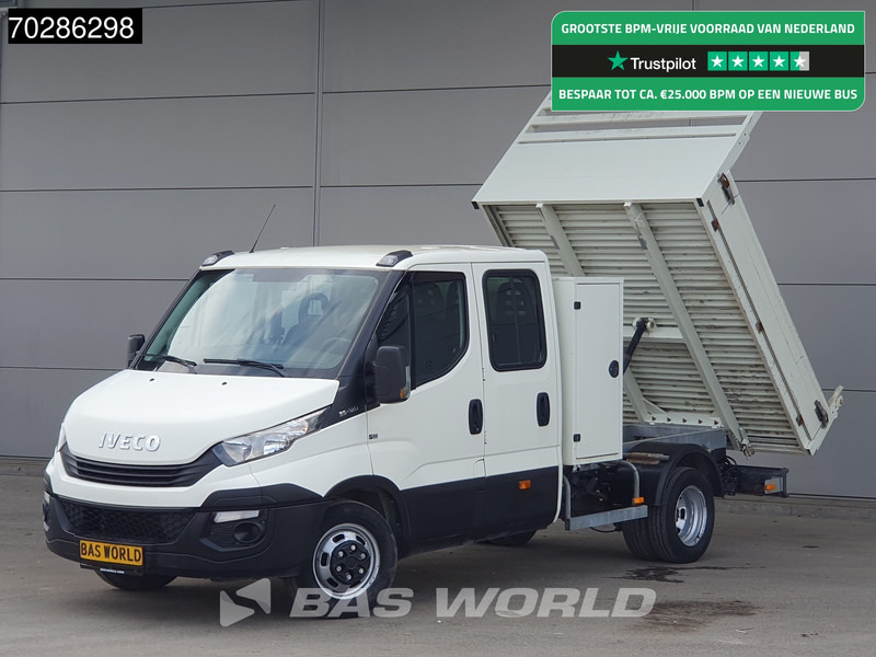 Iveco Daily 35C12 Open Laadbak met Kist Dubbel Cabine Dubbellucht 3,5t Trekhaak Airco Cruise Euro6 Pritsche Pickup Open Box 2m3 Airco Trekha - Flatbed van: picture 1 Iveco Daily 35C12 Open Laadbak met Kist Dubbel Cabine Dubbellucht 3,5t Trekhaak Airco Cruise Euro6 Pritsche Pickup Open Box 2m3 Airco Trekha - Flatbed van: picture 1