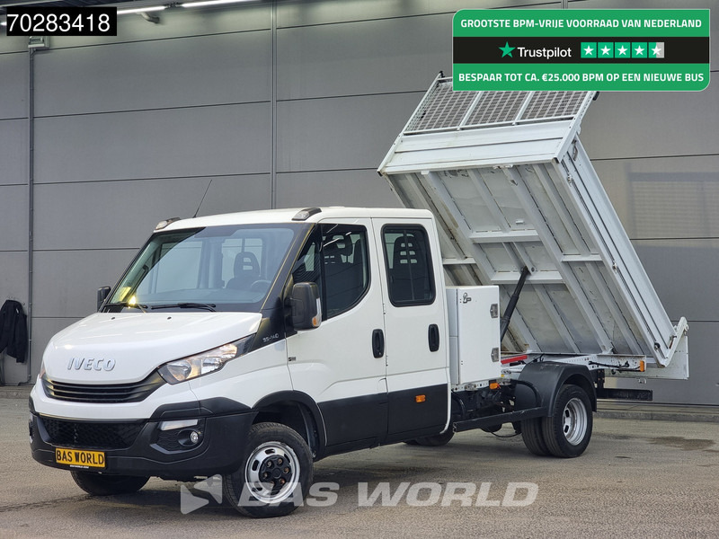Iveco Daily 35C14 Open Laadbak Dubbel Cabine met Kist Dubbellucht 3,5t Trekhaak Airco Cruise Euro6 Pritsche Pickup Open Box 2m3 Airco Trekha - Flatbed van: picture 1 Iveco Daily 35C14 Open Laadbak Dubbel Cabine met Kist Dubbellucht 3,5t Trekhaak Airco Cruise Euro6 Pritsche Pickup Open Box 2m3 Airco Trekha - Flatbed van: picture 1
