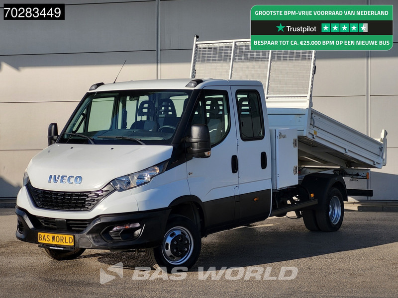 Iveco Daily 35C16 3.0L Kipper Dubbel Cabine met Kist 3,5t trekhaak Dubbellucht Airco Cruise Tipper Benne Kieper 2m3 Airco Trekhaak Cruise co - Tipper van: picture 1 Iveco Daily 35C16 3.0L Kipper Dubbel Cabine met Kist 3,5t trekhaak Dubbellucht Airco Cruise Tipper Benne Kieper 2m3 Airco Trekhaak Cruise co - Tipper van: picture 1
