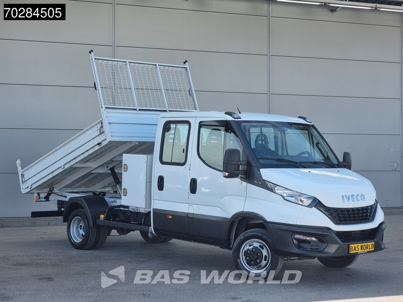 Iveco Daily 35C16 3.0L Kipper met Kist Dubbel Cabine Dubbellucht 3,5t Trekhaak Airco Cruise Euro6 Kieper Tipper Benne Airco Dubbel cabine Tr - Flatbed van: picture 3 Iveco Daily 35C16 3.0L Kipper met Kist Dubbel Cabine Dubbellucht 3,5t Trekhaak Airco Cruise Euro6 Kieper Tipper Benne Airco Dubbel cabine Tr - Flatbed van: picture 3