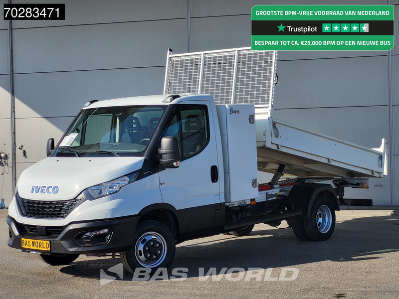 Iveco Daily 35C16 3.0L Kipper met Kist Dubbellucht 3,5t Trekhaak Airco Cruise Euro6 Tipper Benne Kieper 2m3 Airco Trekhaak Cruise control - Tipper van: picture 1 Iveco Daily 35C16 3.0L Kipper met Kist Dubbellucht 3,5t Trekhaak Airco Cruise Euro6 Tipper Benne Kieper 2m3 Airco Trekhaak Cruise control - Tipper van: picture 1