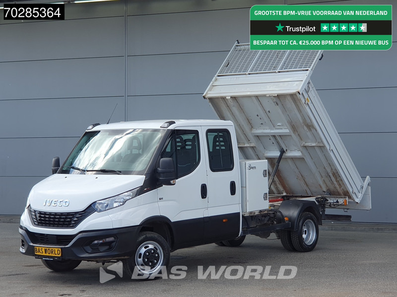 Iveco Daily 35C16 3.0L Open Laadbak met Kist Dubbel Cabine Dubbellucht 3,5t Trekhaak Airco Cruise Euro6 Pritsche Pickup Open Box 2m3 Airco T - Flatbed van: picture 1 Iveco Daily 35C16 3.0L Open Laadbak met Kist Dubbel Cabine Dubbellucht 3,5t Trekhaak Airco Cruise Euro6 Pritsche Pickup Open Box 2m3 Airco T - Flatbed van: picture 1