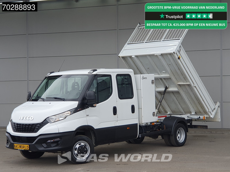 Iveco Daily 35C16 3.0L Open Laadbak met Kist Dubbel Cabine Dubbellucht 3,5t Trekhaak Airco Euro6 Pritsche Pickup Open Box 2m3 Airco Trekhaak - Flatbed van: picture 1 Iveco Daily 35C16 3.0L Open Laadbak met Kist Dubbel Cabine Dubbellucht 3,5t Trekhaak Airco Euro6 Pritsche Pickup Open Box 2m3 Airco Trekhaak - Flatbed van: picture 1