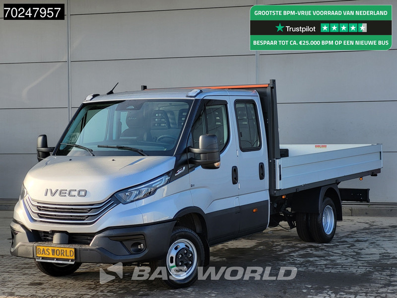 Iveco Daily 35C18 3.0 180PK Nwe model 2025 Dubbel Cabine Open laadbak Navi ACC LED 3,5T Trekvermogen Pritsche Pickup Airco Dubbel cabine - Flatbed van: picture 1 Iveco Daily 35C18 3.0 180PK Nwe model 2025 Dubbel Cabine Open laadbak Navi ACC LED 3,5T Trekvermogen Pritsche Pickup Airco Dubbel cabine - Flatbed van: picture 1