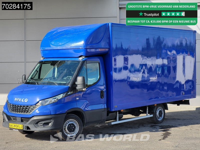 Iveco Daily 35S14 Automaat Bakwagen Achterdeuren 488cm lang! Airco Cruise Euro6 Meubelbak Koffer 23m3 Airco Cruise control - Box van: picture 1 Iveco Daily 35S14 Automaat Bakwagen Achterdeuren 488cm lang! Airco Cruise Euro6 Meubelbak Koffer 23m3 Airco Cruise control - Box van: picture 1