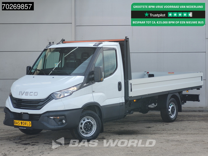 Iveco Daily 35S14 Automaat Open laadbak 2025 model 3,5t Trekhaak Camera Airco Cruise Pritsche Pickup 3m3 Airco Trekhaak Cruise control - Flatbed van: picture 1 Iveco Daily 35S14 Automaat Open laadbak 2025 model 3,5t Trekhaak Camera Airco Cruise Pritsche Pickup 3m3 Airco Trekhaak Cruise control - Flatbed van: picture 1