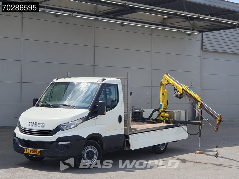 Iveco Daily 35S14 Kraanwagen Open Laadbak Hyva HA15 Euro6 3,5t Trekhaak Crane Kranwagen Kraan Pritsche Pickup Open Box Trekhaak - Flatbed van: picture 5 Iveco Daily 35S14 Kraanwagen Open Laadbak Hyva HA15 Euro6 3,5t Trekhaak Crane Kranwagen Kraan Pritsche Pickup Open Box Trekhaak - Flatbed van: picture 5