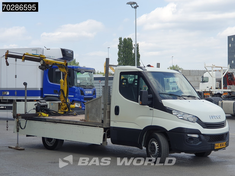 Iveco Daily 35S14 Kraanwagen Open Laadbak Hyva HA15 Euro6 3,5t Trekhaak Crane Kranwagen Kraan Pritsche Pickup Open Box Trekhaak - Flatbed van: picture 2 Iveco Daily 35S14 Kraanwagen Open Laadbak Hyva HA15 Euro6 3,5t Trekhaak Crane Kranwagen Kraan Pritsche Pickup Open Box Trekhaak - Flatbed van: picture 2