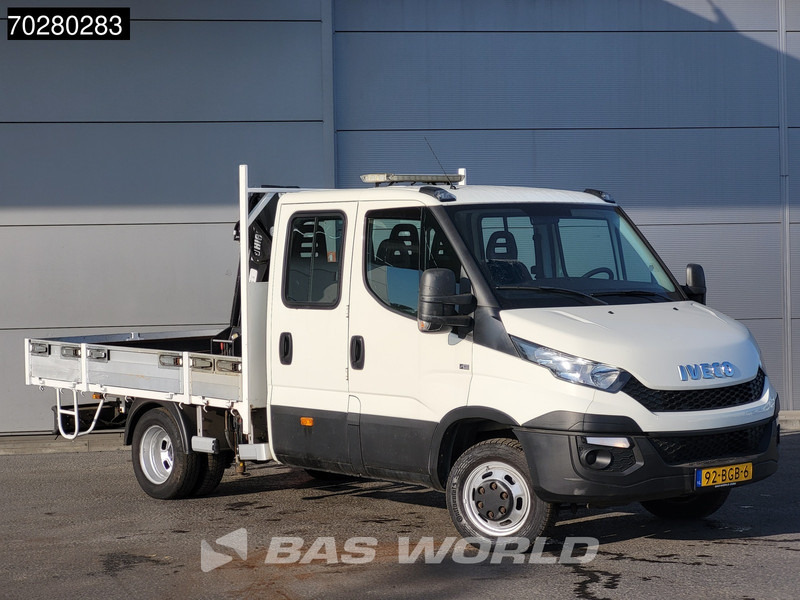 Iveco Daily 50C17 3,0L Automaat HIAB 017T-2 DC Open laadbak Kraan Dubbellucht Airco Euro6 Pickup Crane Kraanwagen Pritsche Airco Dubbel cabi - Flatbed van: picture 5 Iveco Daily 50C17 3,0L Automaat HIAB 017T-2 DC Open laadbak Kraan Dubbellucht Airco Euro6 Pickup Crane Kraanwagen Pritsche Airco Dubbel cabi - Flatbed van: picture 5