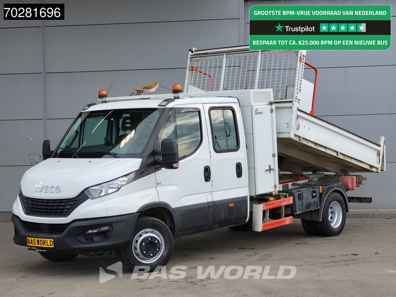Iveco Daily 70C18 3.0L Kipper Dubbel Cabine Dubbellucht 3,5t Trekhaak Airco Cruise Euro6 Tipper Benne Kieper 2m3 Airco Trekhaak Cruise contr - Tipper van: picture 1 Iveco Daily 70C18 3.0L Kipper Dubbel Cabine Dubbellucht 3,5t Trekhaak Airco Cruise Euro6 Tipper Benne Kieper 2m3 Airco Trekhaak Cruise contr - Tipper van: picture 1