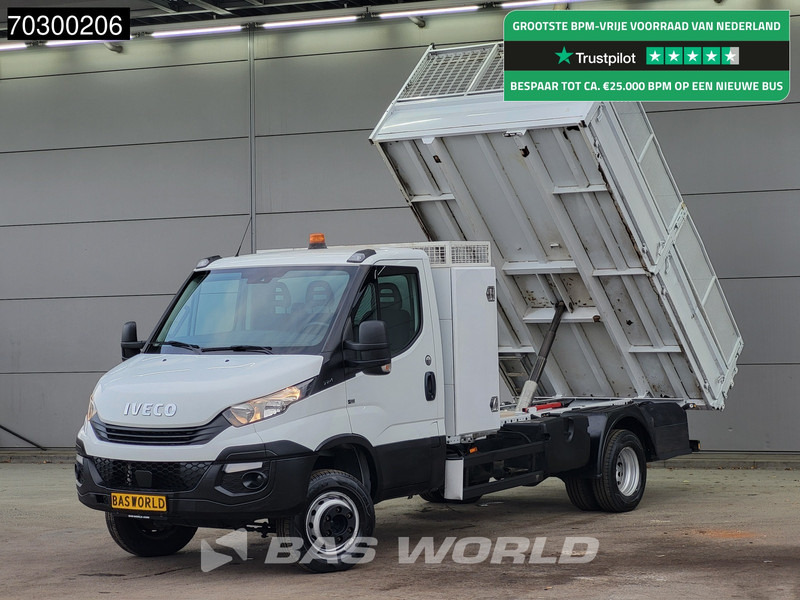 Iveco Daily 72C18 3.0L Kipper met Kist Dubbellucht 3,5t Trekhaak 180PK Airco Cruise Euro6 Kieper Tipper Benne Airco Trekhaak Cruise control - Tipper van: picture 1 Iveco Daily 72C18 3.0L Kipper met Kist Dubbellucht 3,5t Trekhaak 180PK Airco Cruise Euro6 Kieper Tipper Benne Airco Trekhaak Cruise control - Tipper van: picture 1