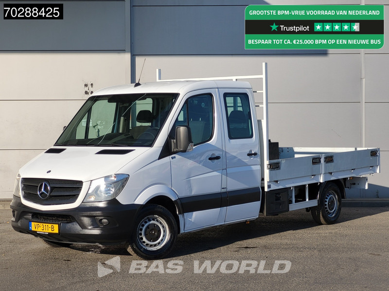 Mercedes-Benz Sprinter 310 CDI Kraanwagen Automaat HIAB 017T-2 Navi Airco Euro6 Kraan Crane Kranwagen Pickup Pritsche Airco - Flatbed van: picture 1 Mercedes-Benz Sprinter 310 CDI Kraanwagen Automaat HIAB 017T-2 Navi Airco Euro6 Kraan Crane Kranwagen Pickup Pritsche Airco - Flatbed van: picture 1