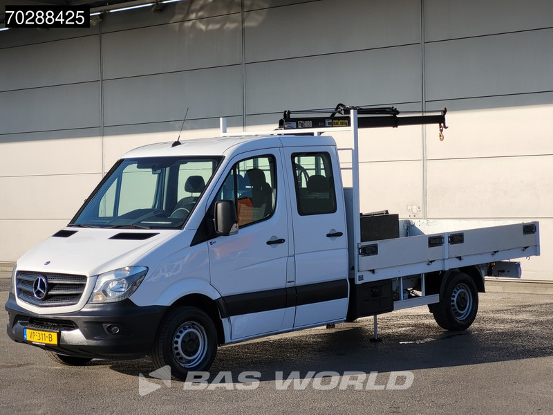 Mercedes-Benz Sprinter 310 CDI Kraanwagen Automaat HIAB 017T-2 Navi Airco Euro6 Kraan Crane Kranwagen Pickup Pritsche Airco - Flatbed van: picture 2 Mercedes-Benz Sprinter 310 CDI Kraanwagen Automaat HIAB 017T-2 Navi Airco Euro6 Kraan Crane Kranwagen Pickup Pritsche Airco - Flatbed van: picture 2
