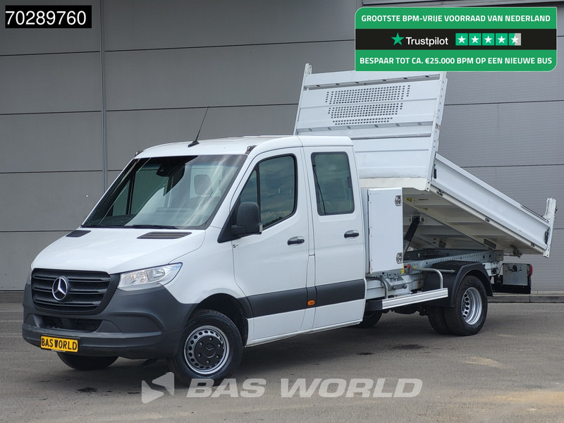 Mercedes-Benz Sprinter 514 CDI Open Laadbak met Kist Dubbel Cabine Dubbellucht 3,5t Trekhaak Airco Cruise MBUX CarPlay Euro6 Pritsche Pickup Open Box 2 - Flatbed van: picture 1 Mercedes-Benz Sprinter 514 CDI Open Laadbak met Kist Dubbel Cabine Dubbellucht 3,5t Trekhaak Airco Cruise MBUX CarPlay Euro6 Pritsche Pickup Open Box 2 - Flatbed van: picture 1