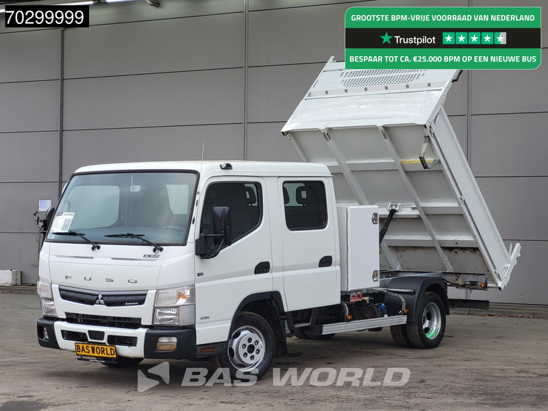 Mitsubishi Canter 3C15 3.0L Kipper met Kist Dubbel Cabine Dubbellucht 3,5t Trekhaak 150PK Airco Euro6 Tipper Benne Kieper Airco Trekhaak - Tipper van: picture 1 Mitsubishi Canter 3C15 3.0L Kipper met Kist Dubbel Cabine Dubbellucht 3,5t Trekhaak 150PK Airco Euro6 Tipper Benne Kieper Airco Trekhaak - Tipper van: picture 1
