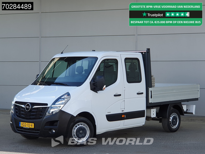 Opel Movano 135PK Open Laadbak Dubbel Cabine Trekhaak LED Airco Cruise Euro6 Pritsche Pickup Open Box Airco Trekhaak Cruise control - Flatbed van: picture 1 Opel Movano 135PK Open Laadbak Dubbel Cabine Trekhaak LED Airco Cruise Euro6 Pritsche Pickup Open Box Airco Trekhaak Cruise control - Flatbed van: picture 1