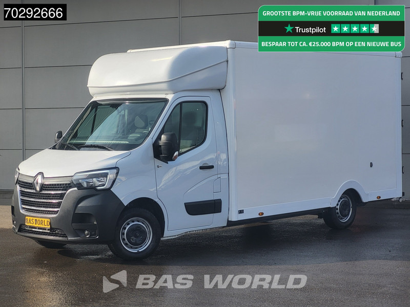 Renault Master 145PK Bakwagen Lowliner Achterdeuren LED Airco Cruise Euro6 Meubelbak Koffer 20m3 Airco Cruise control - Box van: picture 1 Renault Master 145PK Bakwagen Lowliner Achterdeuren LED Airco Cruise Euro6 Meubelbak Koffer 20m3 Airco Cruise control - Box van: picture 1