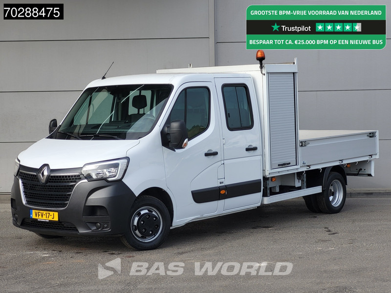 Renault Master 145PK Open Laadbak Dubbellucht 3,5t Trekhaak LED Airco Cruise Standkachel Euro6 Pritsche Pickup Open Box Airco Trekhaak Cruise control - Flatbed van: picture 1 Renault Master 145PK Open Laadbak Dubbellucht 3,5t Trekhaak LED Airco Cruise Standkachel Euro6 Pritsche Pickup Open Box Airco Trekhaak Cruise control - Flatbed van: picture 1