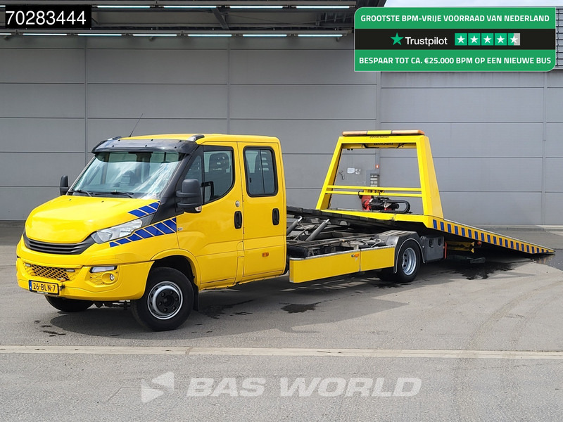 Iveco Daily 70C18 3.0L Autotransporter Luchtvering 3,5t Trekhaak Lier Airco Cruise Euro6 Cartransporter Oprijwagen Trekhaak Cruise control - Van: picture 1 Iveco Daily 70C18 3.0L Autotransporter Luchtvering 3,5t Trekhaak Lier Airco Cruise Euro6 Cartransporter Oprijwagen Trekhaak Cruise control - Van: picture 1