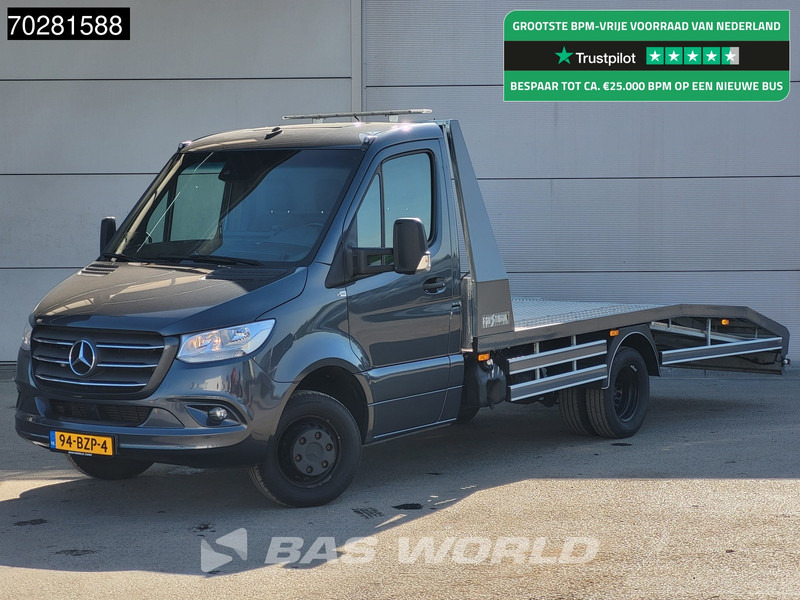 Mercedes-Benz Sprinter 519 3.0L V6 Autotransporter Oprijwagen Lier Trekhaak Navi Airco Cruise MBUX Euro6 Cartransporter Airco Trekhaak Cruise control - Van: picture 1 Mercedes-Benz Sprinter 519 3.0L V6 Autotransporter Oprijwagen Lier Trekhaak Navi Airco Cruise MBUX Euro6 Cartransporter Airco Trekhaak Cruise control - Van: picture 1