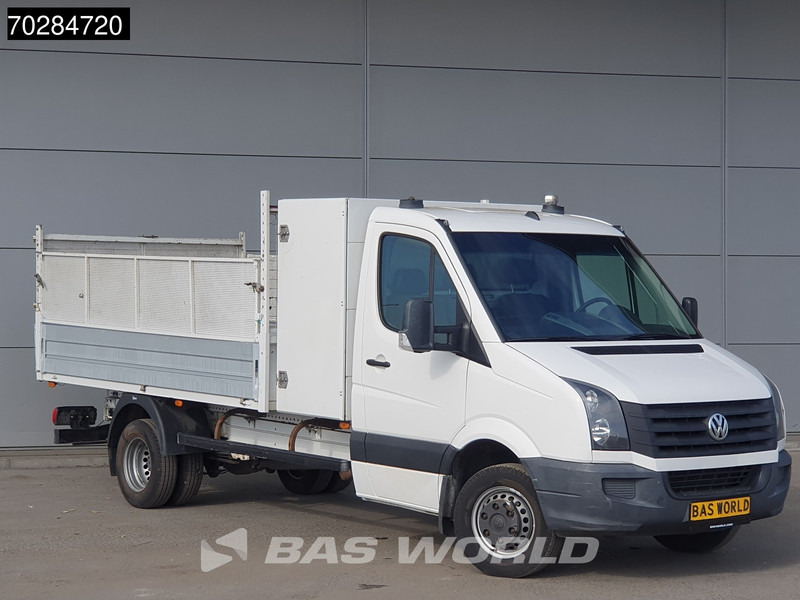 Volkswagen Crafter 136pk Open Laadbak met Kist Dubbellucht 3,5t Trekhaak Airco Euro6 Tipper Benne Kieper Airco Trekhaak - Flatbed van: picture 3 Volkswagen Crafter 136pk Open Laadbak met Kist Dubbellucht 3,5t Trekhaak Airco Euro6 Tipper Benne Kieper Airco Trekhaak - Flatbed van: picture 3