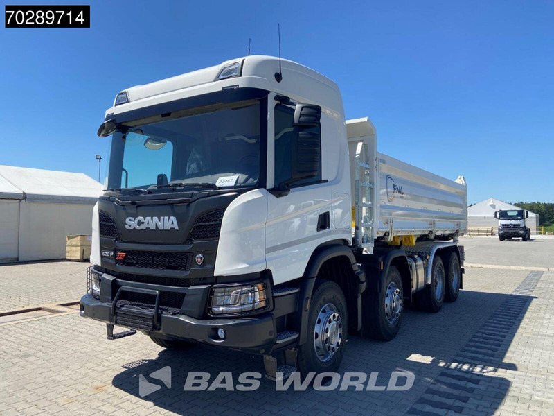 New Tipper Scania P420 8X4 NEW! 13,5m3 3-way tipper Hardox450 Steel Steelsuspension Euro 6: picture 9
