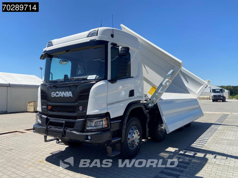 New Tipper Scania P420 8X4 NEW! 13,5m3 3-way tipper Hardox450 Steel Steelsuspension Euro 6: picture 13