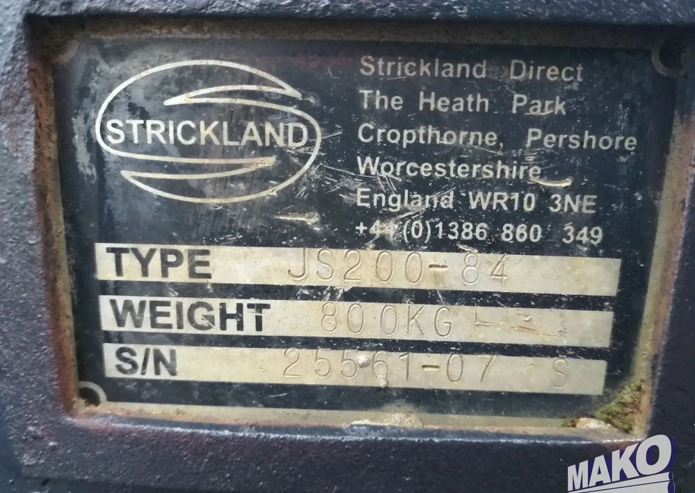 Łyżka skarpowa Strickland 210cm Miller fi 80 - Attachment for Construction machinery: picture 5 Łyżka skarpowa Strickland 210cm Miller fi 80 - Attachment for Construction machinery: picture 5