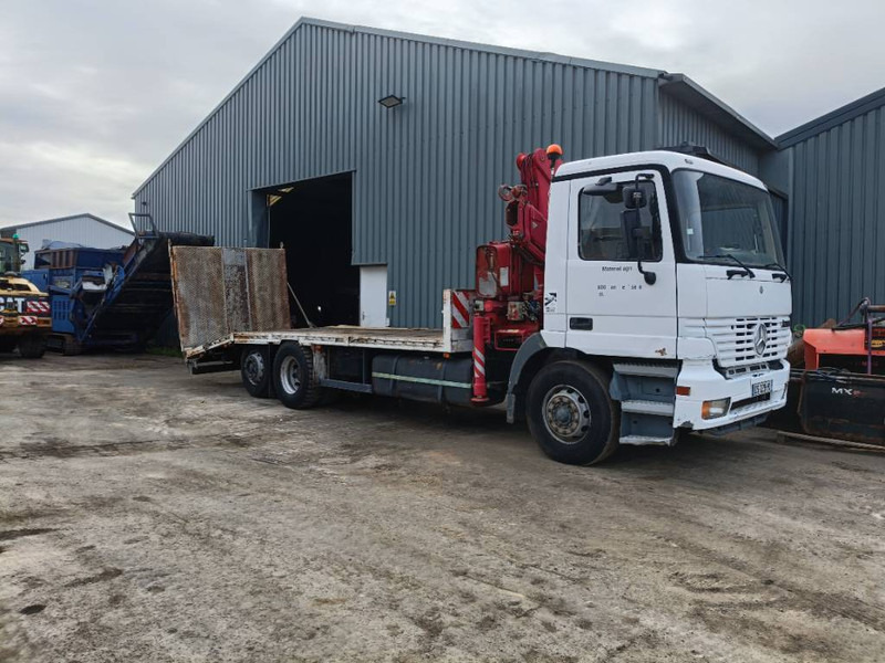 Mercedes-Benz actros truck with hydraulic winch, crane and ramps - Crane truck: picture 1 Mercedes-Benz actros truck with hydraulic winch, crane and ramps - Crane truck: picture 1